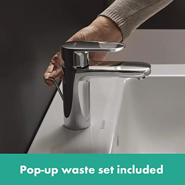 hansgrohe Vernis Blend, Spültischarmatur mit ComfortZone 100, Keramikmischsystem und EcoSmart – Bild 8