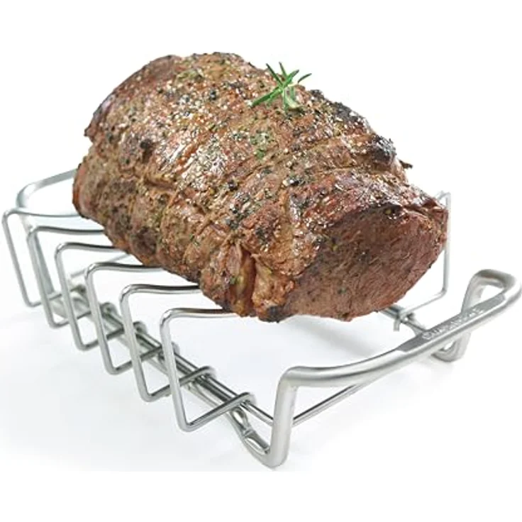 Broil King Grill-/Grillzubehör, Sparerib und Bratengestell, edelstahl, 5 x 5 x 5 cm, 62602 – Bild 4