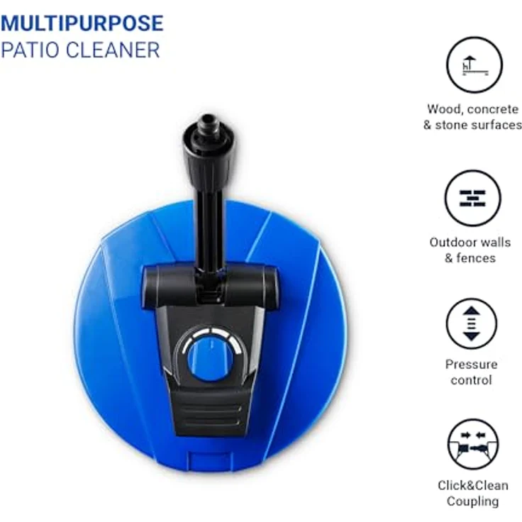 Nilfisk Patio Cleaner, Hochdruckreiniger-Zubehör für Terrassenreinigung, verbesserte Reinigungsleistung auf harten und weichen Oberflächen – Bild 3