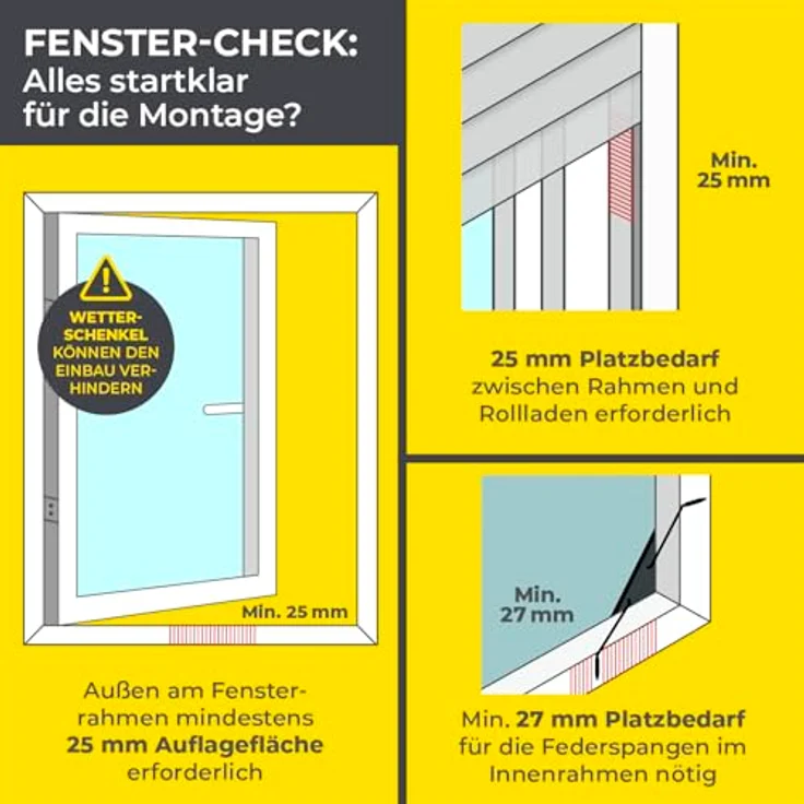 EASYmaxx Insektenschutz-Fensterrahmen Insect Protect, Teleskop-Insektenschutzgitter, weiß, mit vormontierten Rahmen – Bild 6