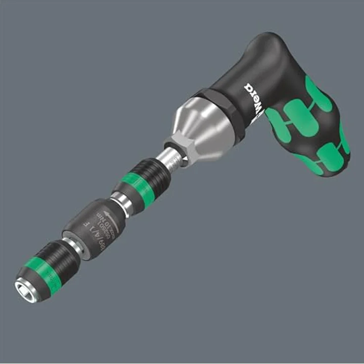 Wera 9524 Photovoltaik Montage-Werkzeugset 1, 7-teilig mit Drehmomentschraubendreher 3,0-6,0 Nm und Rapidaptor Bit-Halter-Schraubendreher – Bild 5