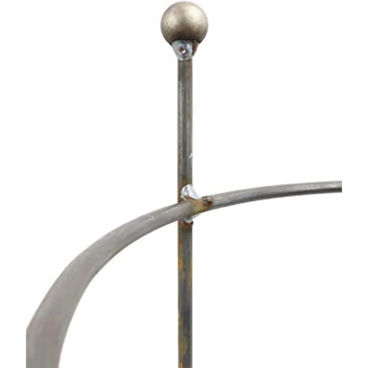 Hirsch Terracotta Staudenhalter BODO Kugel rund Ø 50 cm Höhe 116 cm Vollmaterial stabil Rankhilfe Pflanzenstütze – Bild 2