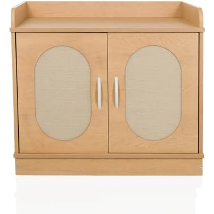 hjh LIVING KITTYHOME 2, Katzenhaus aus MDF, laminiert, mit Katzentoilette, großen Doppeltüren und integrierten Kratzbrettern, Landhausstil – Bild 9