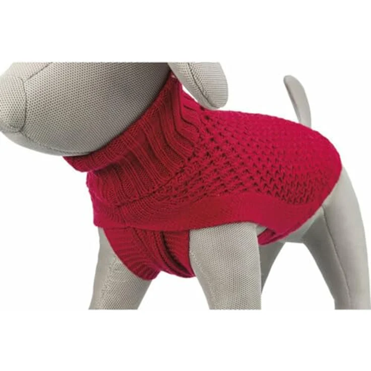 Trixie Hundepullover Rot M, 20 x 30 x 2 cm, hochwertiges Hundezubehör – Bild 4