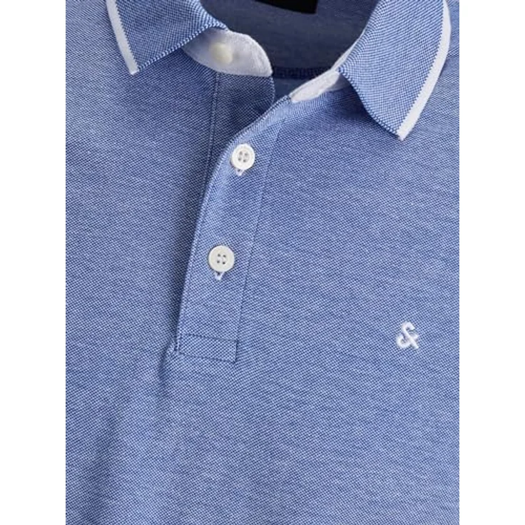 Jack & Jones Poloshirt JJEPAULOS POLO SS NOOS, Stickerei, schmal geschnitten, Baumwolle – Bild 8