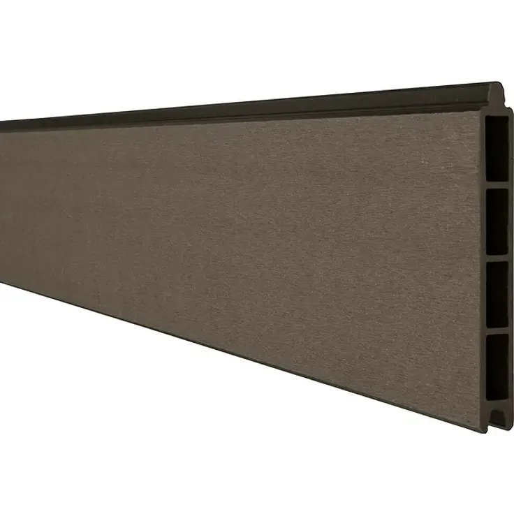 GroJa Solid Steckzaun, 180 x 15 cm, Terra, aus nachhaltigem BPC, pflegeleicht und strapazierfähig