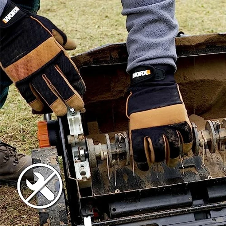Worx Akku-Vertikutierer / Lüfter Nitro WG855E.9, 36 cm Arbeitsbreite, bis zu 400 m², 4 Stufen Höhenverstellung – Bild 7
