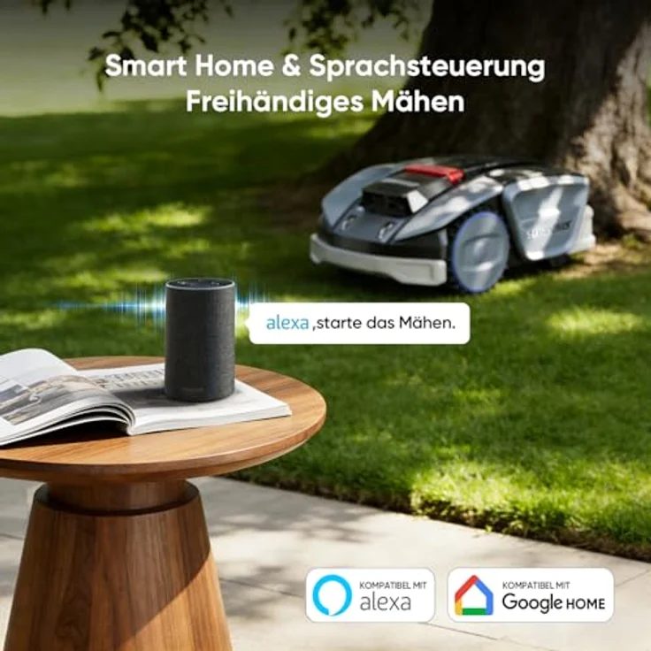 Sunseeker Mähroboter 'S3', kabelloser Mähroboter bis 800 m² mit Vision-AI-RTK und Hinderniserkennung – Bild 8