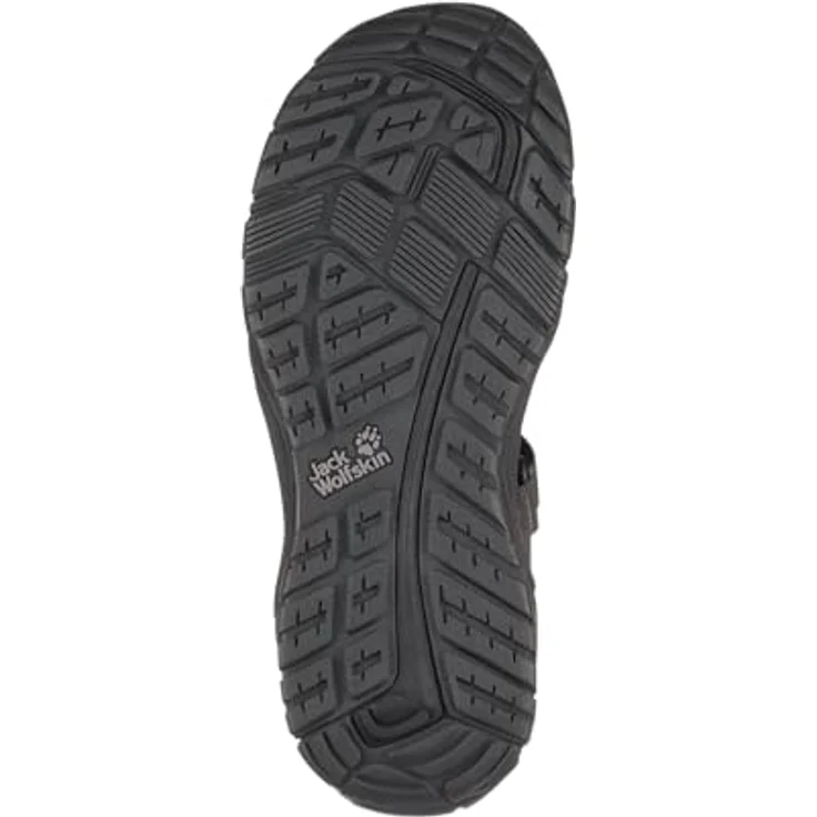 Jack Wolfskin LAKEWOOD CRUISE SANDAL M Sandale mit Klettverschluss, robuste Funktionssandale in Schwarz – Bild 7
