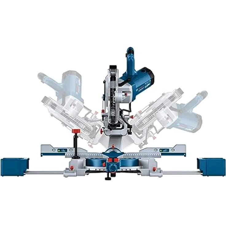 Bosch Professional mobile Kapp- und Gehrungssäge GCM 305-254 D (schneidet bis zu 90 x 305 mm, inkl. 1x Kreissägeblatt, 2x Werkstückauflage, Staubbeutel, Klemme) – Bild 2