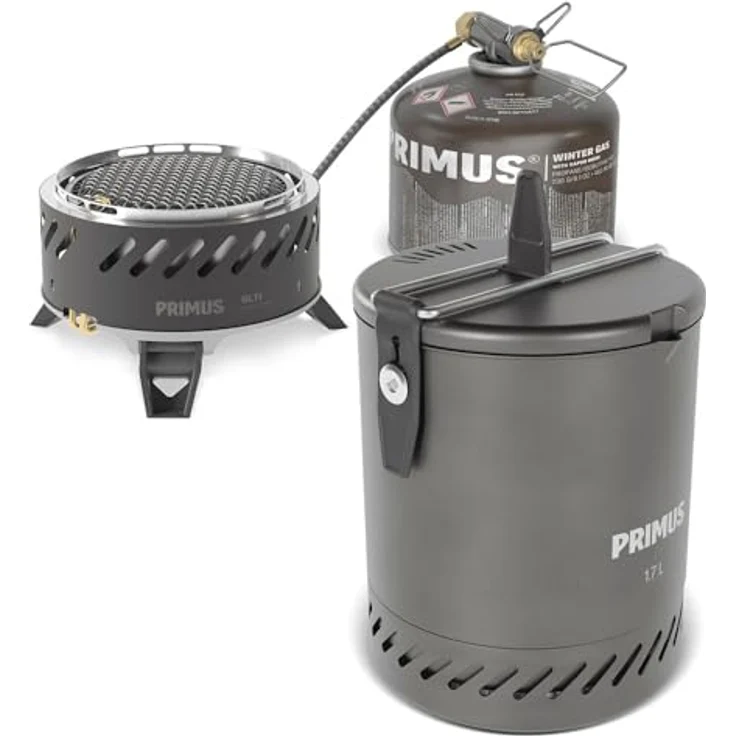 Primus Ulti Stove System, Gaskocher für Trekking und Expeditionen, windresistent und platzsparend – Bild 1