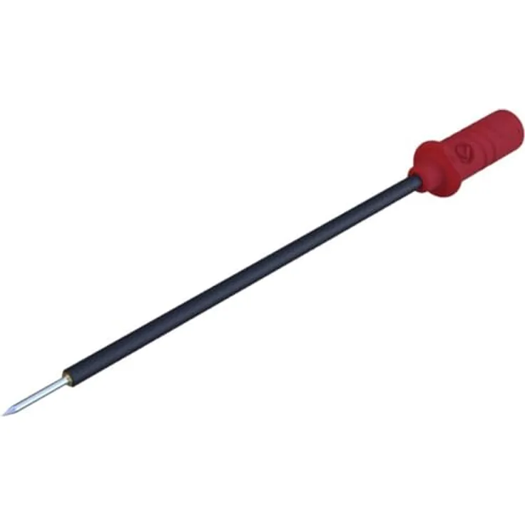 SKS Hirschmann MICRO-PRUEF MPS 2-064 FT RT Prüfspitze Steckanschluss 0.64mm CAT I Rot 1St.