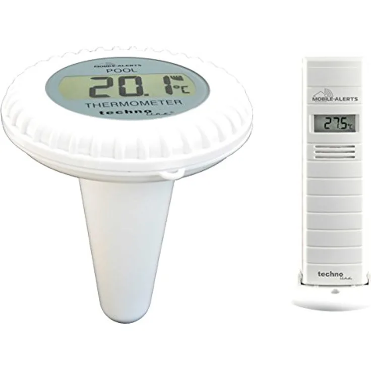 Techno Line MA 10700, Thermo-/Hygrosensor mit mobiler Alarmfunktion zur Temperatur- und Luftfeuchtigkeitsüberwachung