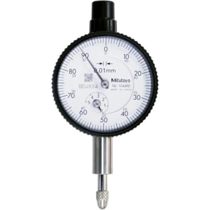 Messuhr, flacher Abschlussdeckel, ISO Ausführung, 5 mm, 0,01 mm – Bild 1