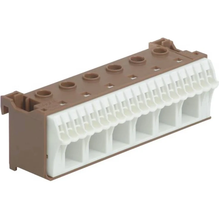 Hager KN26P Klemme flexibel, starr, 1 Stück, braun, für QuickConnect L 26 Klemmstellen