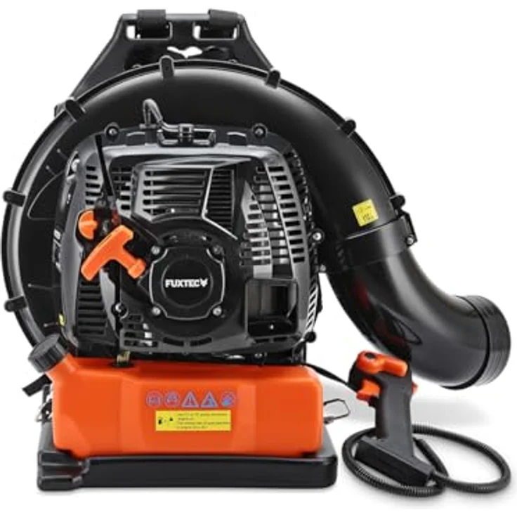 FUXTEC FX-LBP185TPRO, Rückentragbarer Benzin Laubbläser mit 85 cm³ Motor, 4,0 kW Leistung und 95 m/s Luftgeschwindigkeit – Bild 9