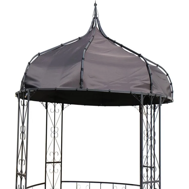 OUTFLEXX Pavillon-Ersatzdach, Grau, Wasserabweisend und UV-Schutz