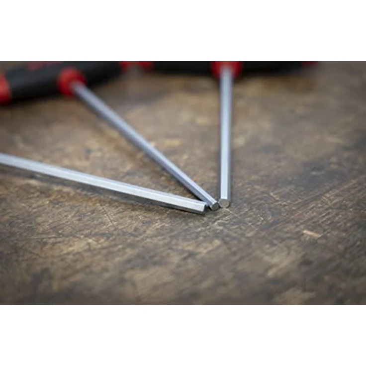Wiha Sechskant Winkelschraubendreher-Set, 6-teilig, 2.5 mm bis 8.0 mm, ComfortGrip mit Seitenabtrieb, ergonomisch gestaltet – Bild 9