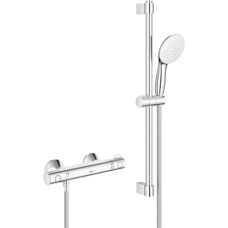 Grohe Grohtherm 800 Thermostat mit Brausegarnitur 34565002, Duschinstallation – Bild 1