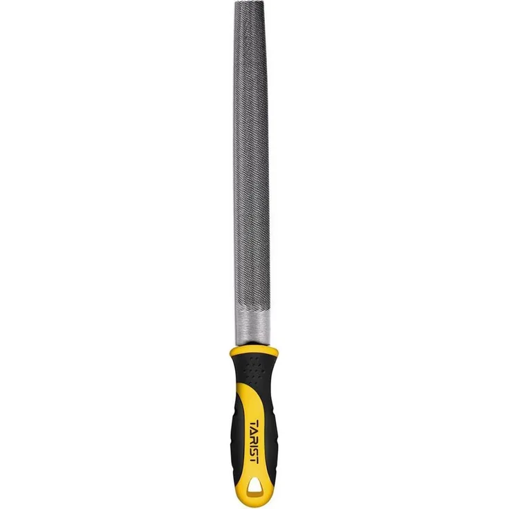 LuxusKollektion Halbrunde Karbonstahlfeile 250mm, Metallfeile mit 62-66 HRC, vielseitig für Metall, Holz und mehr
