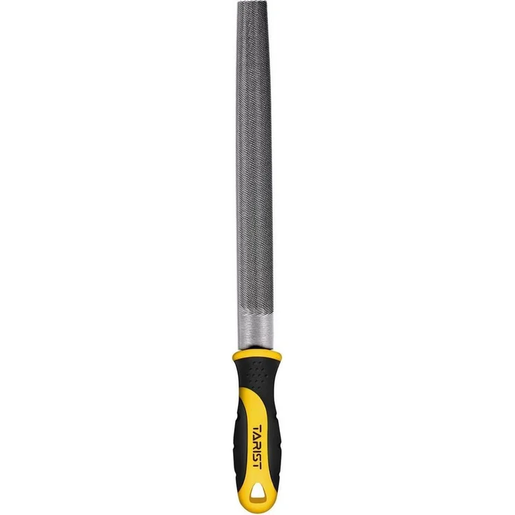 LuxusKollektion Halbrunde Karbonstahlfeile 250mm, Metallfeile mit 62-66 HRC, vielseitig für Metall, Holz und mehr