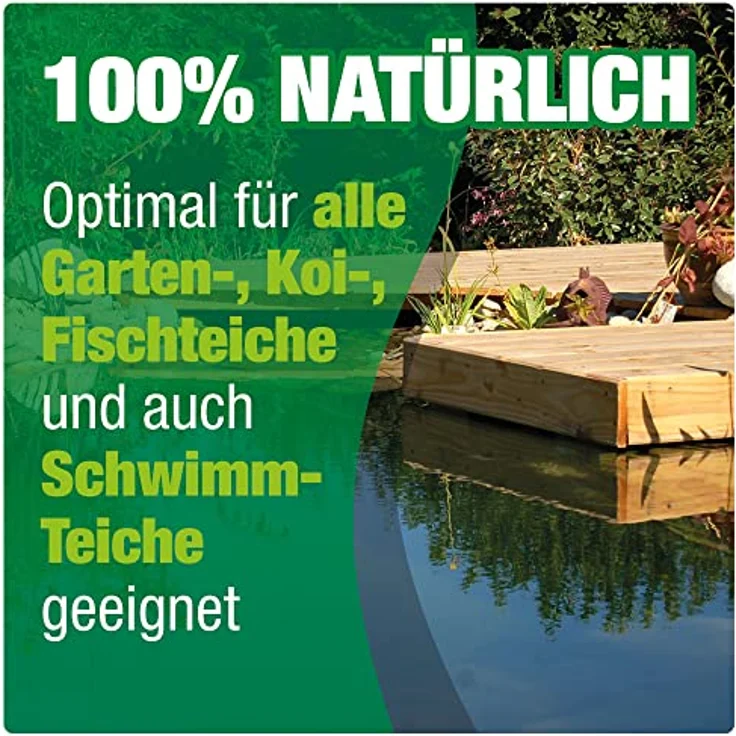 AQUALITY Gartenteich Wasseraufbereiter Pond 3in1 (Macht aus Leitungswasser fischgerechtes Teichwasser - Mit Aloe Vera, Vitamine - Schleimhautschutz), Inhalt:5 Liter – Bild 3