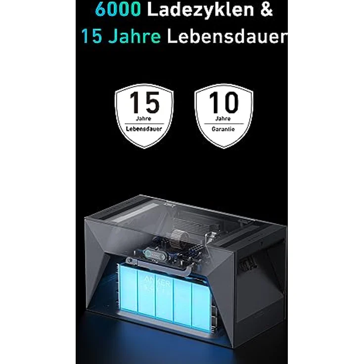 Anker SOLIX RS40P Balkonkraftwerk mit Speicher, Solarbank E1600 und 890Wp Photovoltaik Solarpanel, Kostenloses OTA-Update auf 800W Mikro-Wechselrichter, Typ-N IBC-Modul, 1600Wh Set mit Halterung, Smart Stromkosten sparen - Preisvergleich – Bild 4