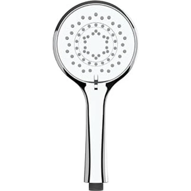 WENKO Handbrause Watersaving System, Duschkopf Watersaving Chrom, Durchmesser 11 cm – Bild 2