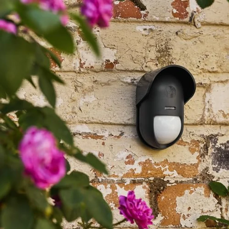 Yale Bewegungsmelder für den Außenbereich, 12 m Bewegungserkennungsreichweite, haustierfreundlich, wetterfest, Echtzeit-Benachrichtigungen, Yale Horizon+ Technologie, 1 km Reichweite, kompatibel mit – Bild 3