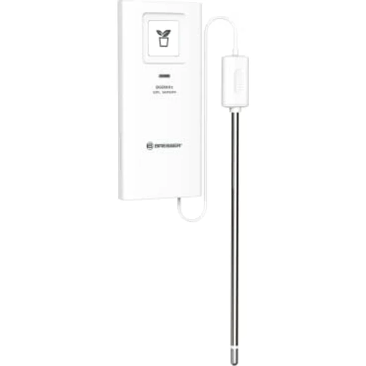 BRESSER Bodenfeuchtesensor und Temperaturmesser, drahtloser Funksensor mit 150 m Reichweite, 7 Kanälen und wetterfestem Gehäuse – Bild 2