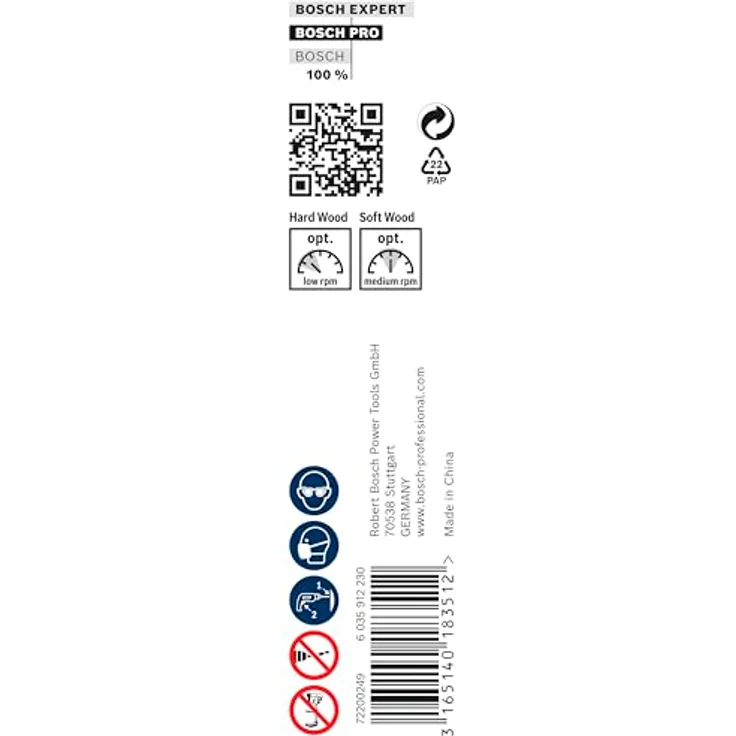 Bosch Professional Holzschlangenbohrer mit 1-4''-Sechskantschaft (Ø 12 mm) 2608597642 – Bild 4