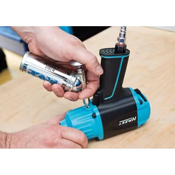 Hazet 2162M Mini-Fettpresse, für loses Fett, Füllmenge 80 g, präzise Dosierung – Bild 4