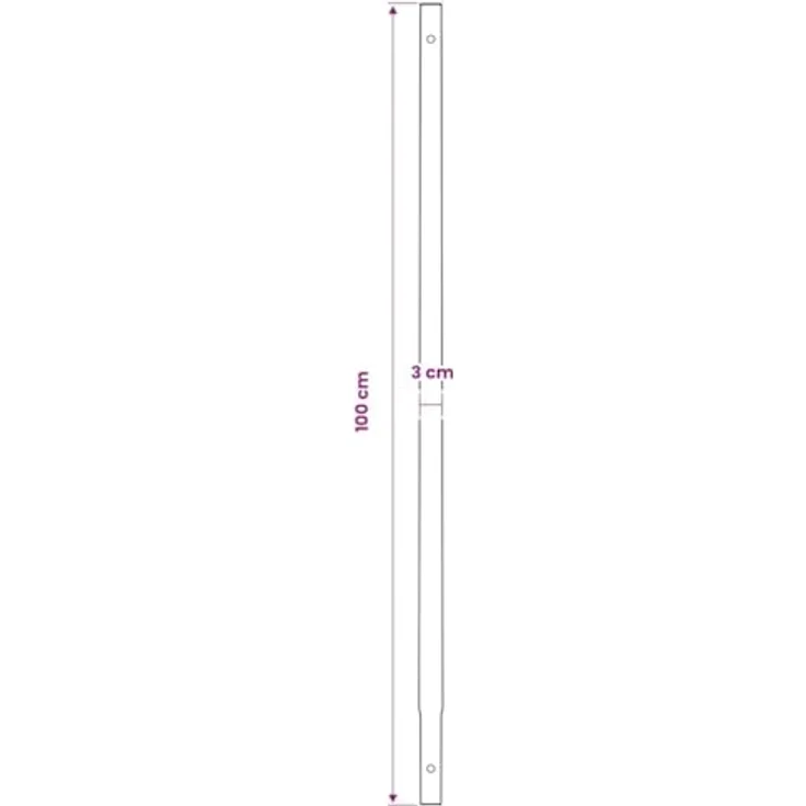 Erdbohrer mit Griff 150 mm Verlängerungsrohr 5 m – Bild 5