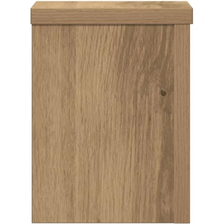 vidaXL Pflanzenständer 2er Set Artisan-Eiche, 15x15x20 cm, robuster Holzwerkstoff, leicht zu reinigen – Bild 5