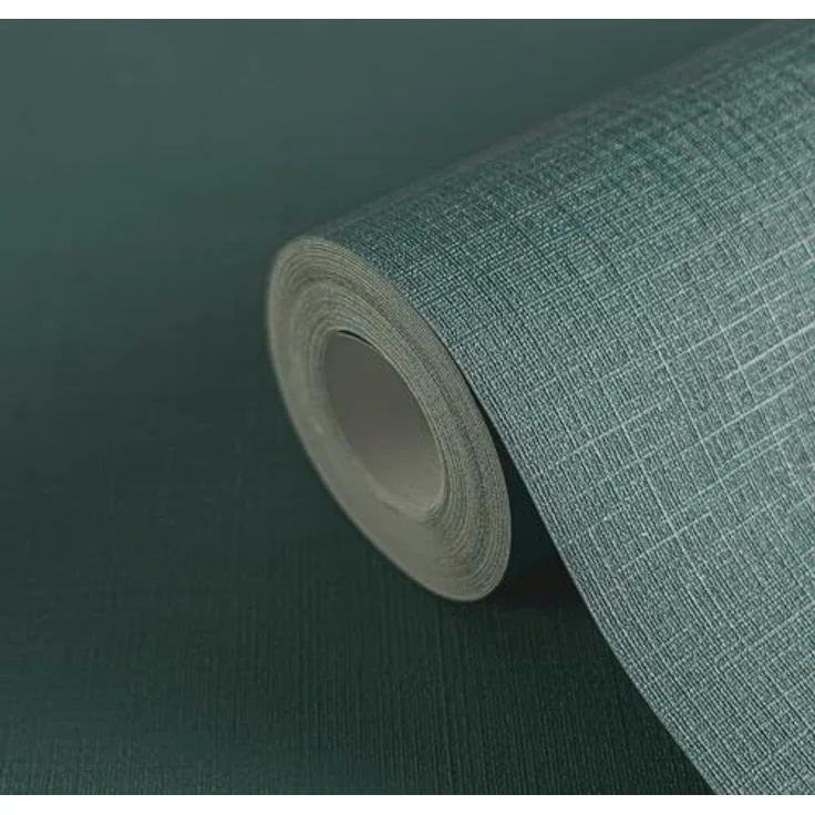 A.S. Création PrintWalls Vliestapete Uni grün, strukturierte Vliestapete 0,53 x 10,05 m, Made in Germany, lichtbeständig und scheuerfest – Bild 3