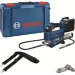 Bosch Akku-Fettpresse GFP 18 V-10 Professional, Kartuschenpresse mit 2 Geschwindigkeitsstufen, 1200 mm Schlauch, Solo/XL-BOXX