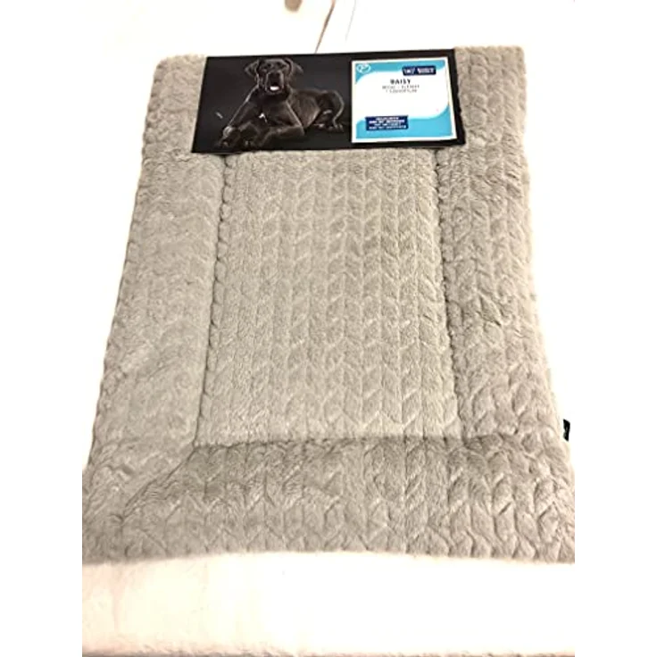 Petlando Kuschelweich-Decke Daisy, grau, S 60x45x4 cm, ideal für Haustiere – Bild 1