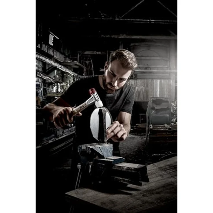 BASEPLEX-Schonhämmer, mit Zinkdruckguss-Gehäuse und Holzstiel | Ø=30 mm | 3968.030 – Bild 8