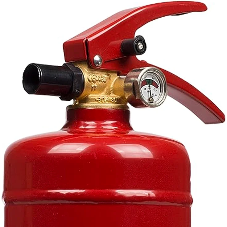 Smartwares ABC Feuerlöscher 2 Kg-Pulverlöscher mit Halterung und Manometer, 2kg, SW BB2 – Bild 3