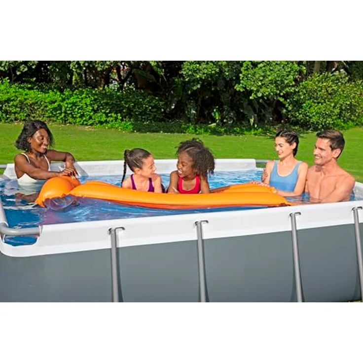 Bestway Steel Pro Max, rechteckiger abnehmbarer Pool 282 x 196 x 84 cm mit Kartuschenfilter 1.249 l/h – Bild 4