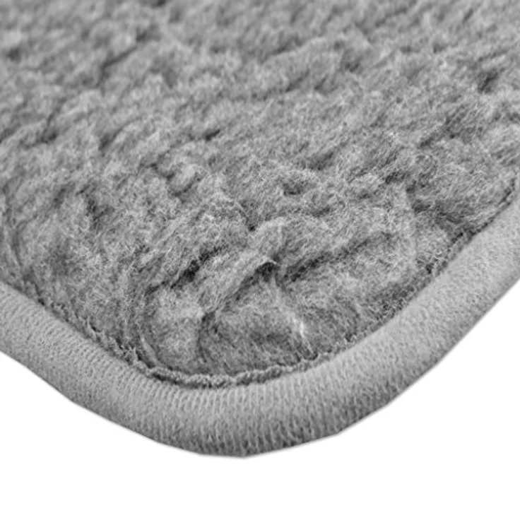Bestlivings hellgraue Tierdecke Lammflor 70x100 cm – Bild 5