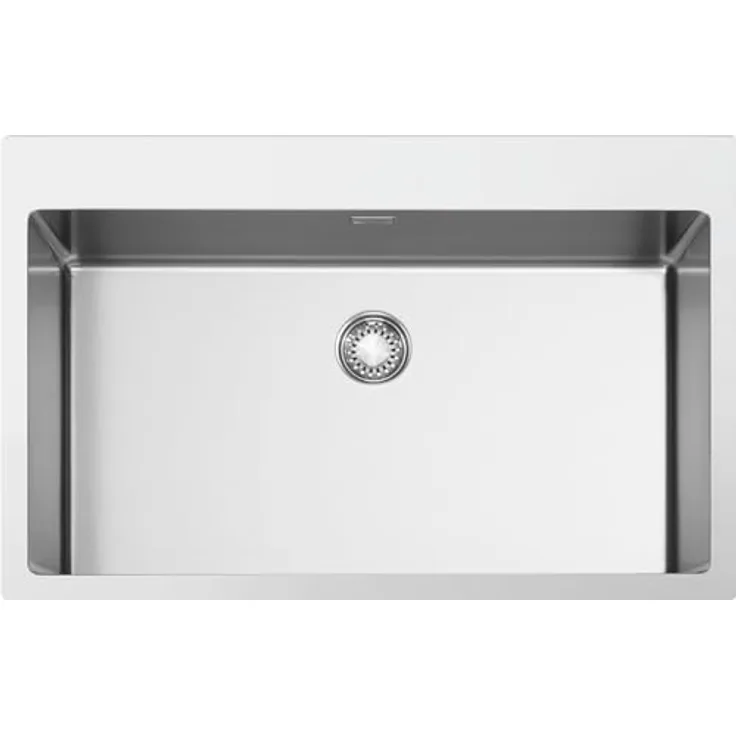 VR12S34RS Spülbecken 34 cm mit Armaturenbank für Unterbau oder Auflage-'-'VSTR71-2