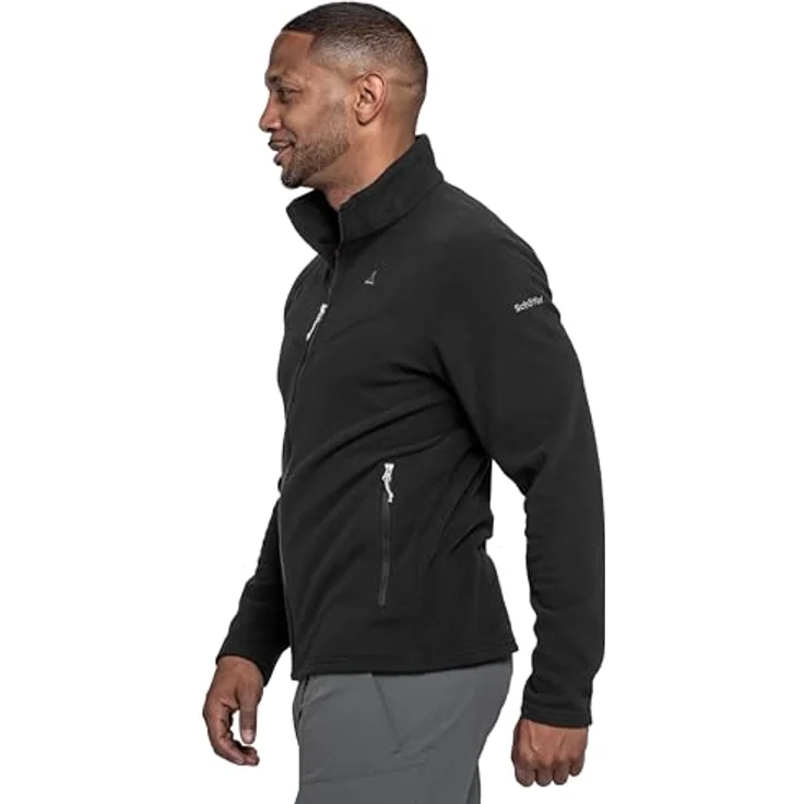 Schöffel Fleece Jk Style Qutang MNS, Herrenjacke aus recyceltem Material, atmungsaktiv und wärmend, Schwarz, XL – Bild 3