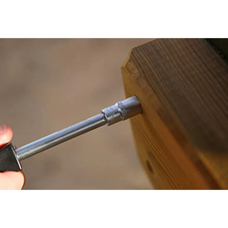 Brilliant Tools Sechskant-Stecknuss BT020937, 1/4" Innenvierkant-Antrieb, 9 mm, Chrom-Vanadium-Stahl, matt verchromt – Bild 10