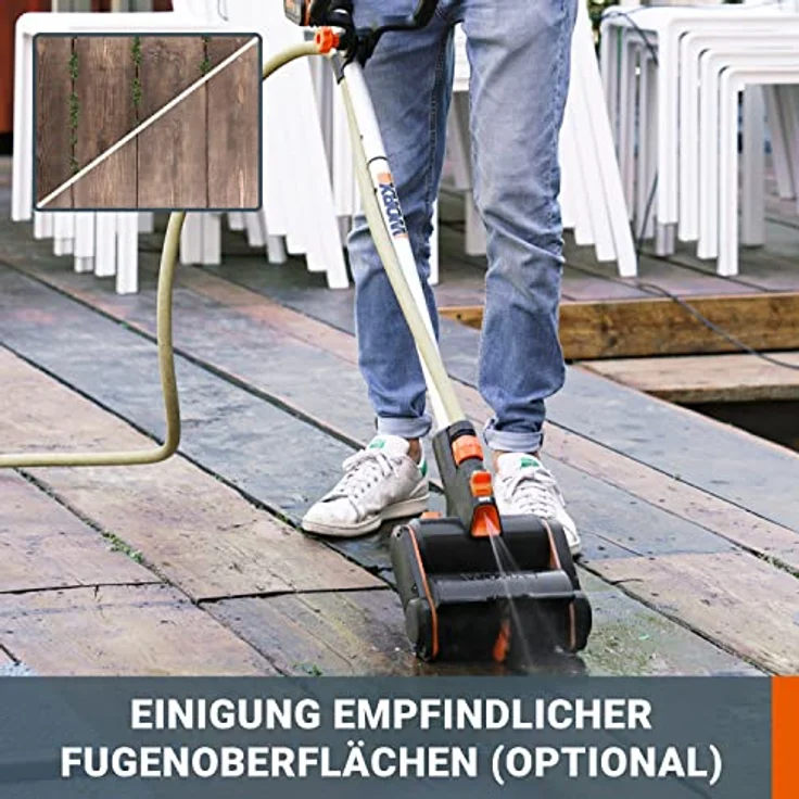 Gloria Hochdruckreiniger Multibrush 20V, 3-in-1 Multifunktionsbürste, 16,5 cm, 4,0 Ah Akku, Akkubetrieb – Bild 11