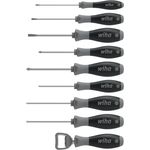Wiha Schraubendreher Set SoftFinish 85 years, 8,5-tlg. Schlitz, Phillips, Torx mit Jubiläumsdesign