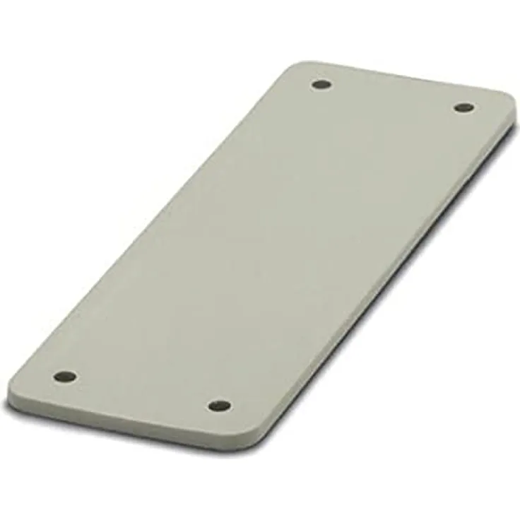 PHOENIX CONTACT HC-D 25-AP-GY Heavycon Abdeckplatte für Wundausschnitte der Bauform D25, 3.5mm Dicke, Grau, 10 Stück
