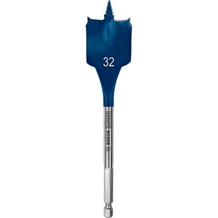 Bosch Accessories 2608900326 Holz-Fräsbohrer 32 mm, Gesamtlänge 152 mm, Sechskantschaft, hochleistungsfähig für schnelles Bohren