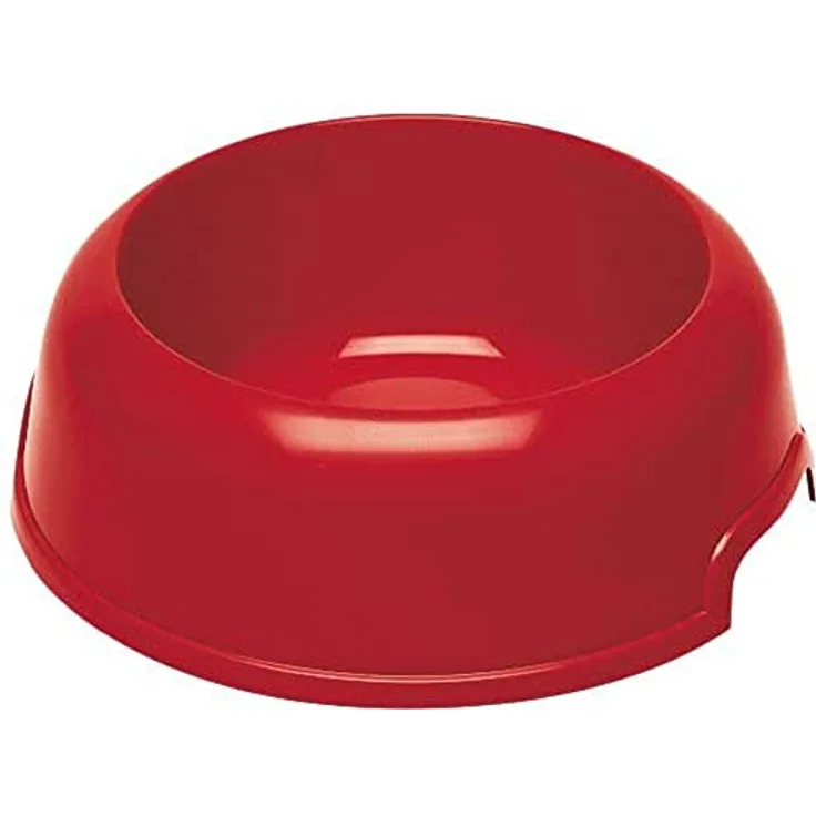 Ferplast 71110099ZP Party 10 Hundefutternapf, O 29 x H 9.6 cm, 2 L, rot