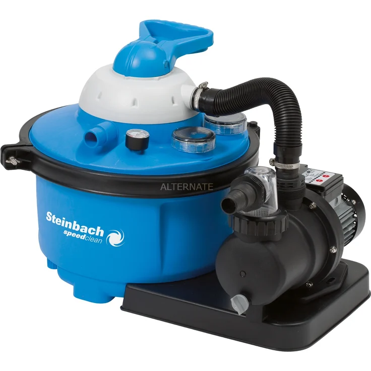 Steinbach Sandfilteranlage Speed Clean Comfort 50, Blau, 6.600 l/h, 450 W Leistung – Bild 1